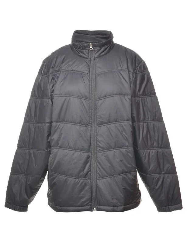 Wind River Black Classic Puffer Jacket - L Toggled Jacket Drawstring Jacket Belted Jacket