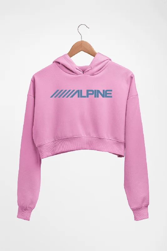 Alpine Crop HOODIE FOR WOMEN Hoodie with Hood Adjustable Protection