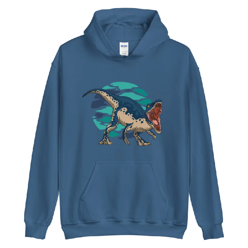 Baryonyx - Adult Dinosaur Hoodie Hoodie with Button Classic Timeless