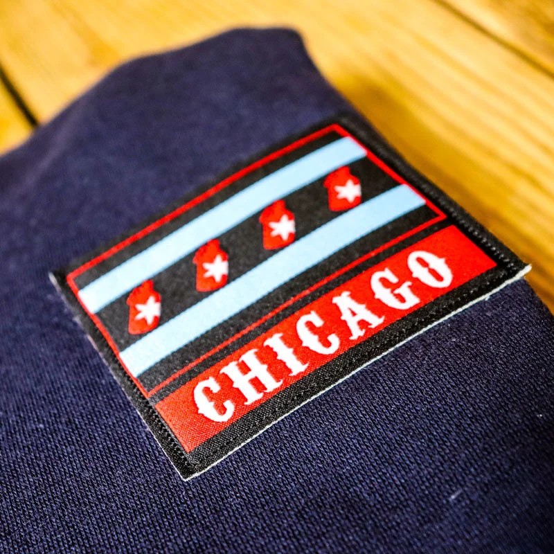 Bitter Pops Unisex Full Zip Navy Hoodie w/ Patch Hoodie with Hem Elastic Stretchable Comfortable Bitter Pops Unisex Full Zip Navy Hoodie w/ Patch Hoodie with Hem Elastic Stretchable Comfortable