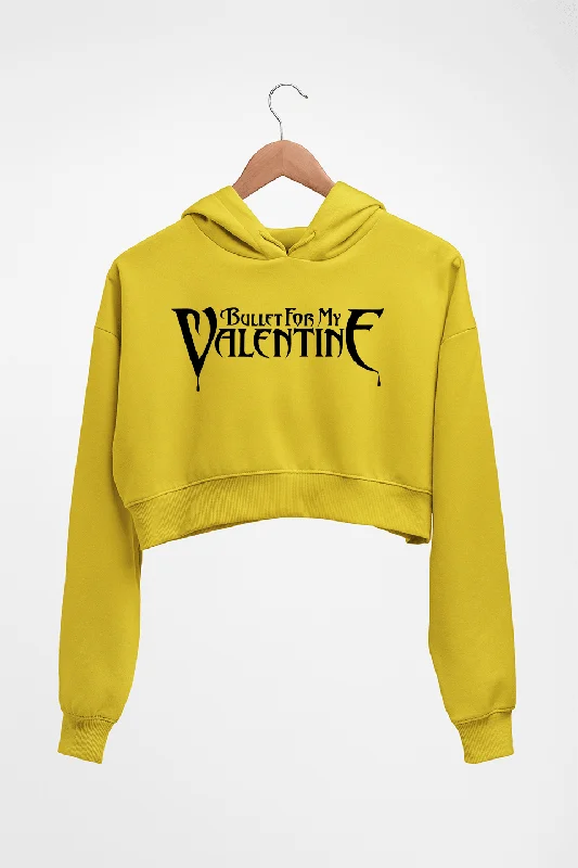 Bullet for My Valentine Crop HOODIE FOR WOMEN Hoodie Crop Top Short Trendy