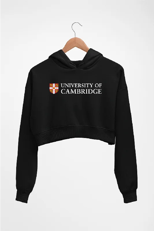 Cambridge University Crop HOODIE FOR WOMEN