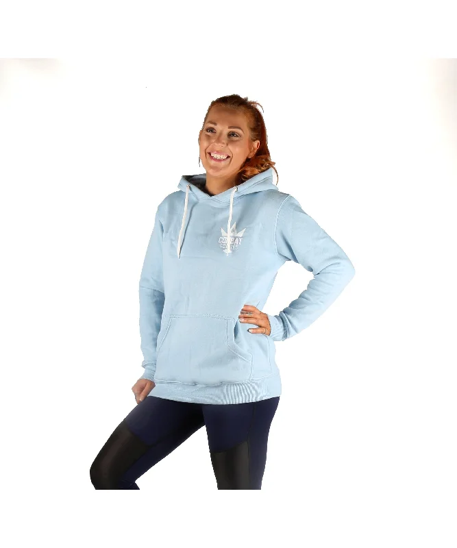 Combat Dollies Baby Blue Hoodie Hoodie Sweatshirt Pullover