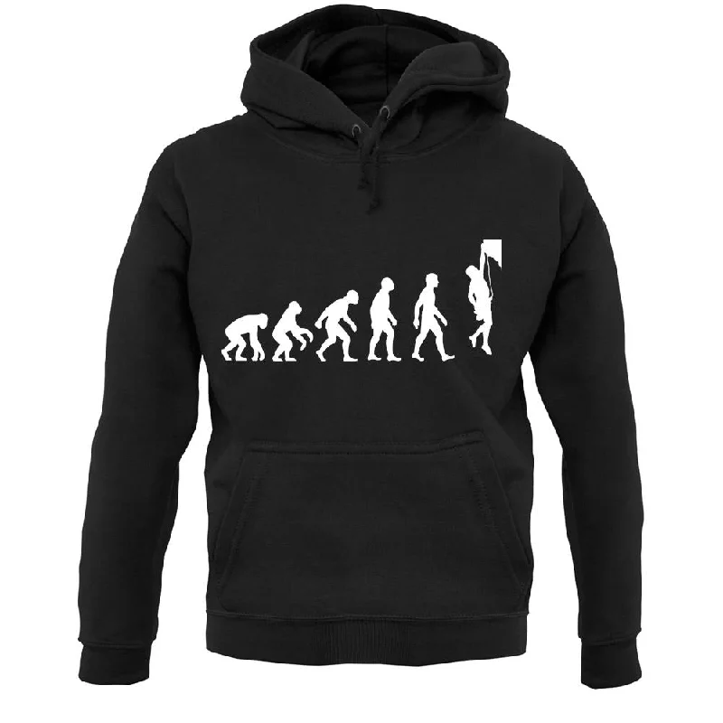 Evolution Of Man Rock Climbing Unisex Hoodie Hoodie with Logo Branding Identity