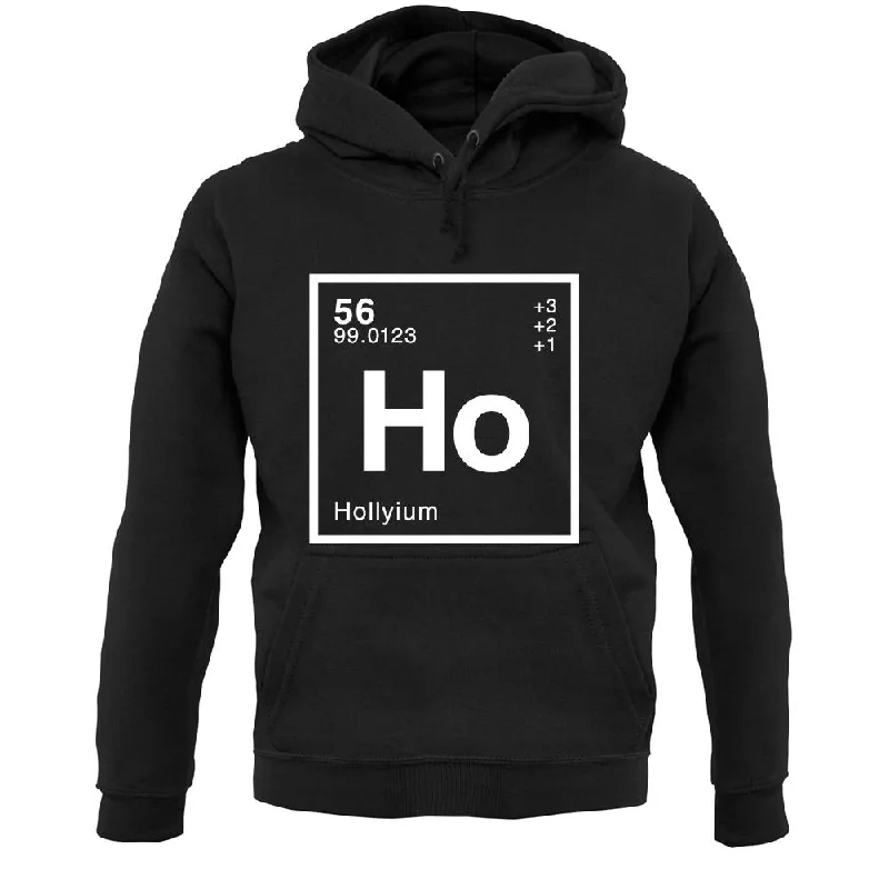 Holly - Periodic Element Unisex Hoodie Hoodie with Slit Hem Functional Movement