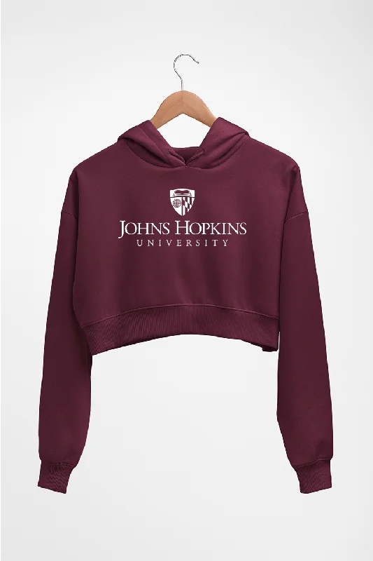 johns hopkins university Crop HOODIE FOR WOMEN Hoodie with Toggle Buttons Decorative Unique johns hopkins university Crop HOODIE FOR WOMEN Hoodie with Toggle Buttons Decorative Unique