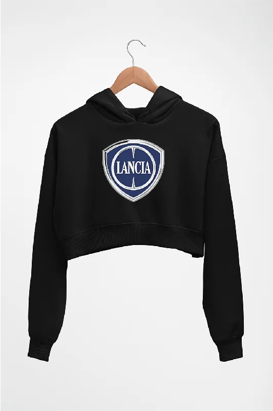 Lancia Crop HOODIE FOR WOMEN Hoodie with Zipper Versatile Modern