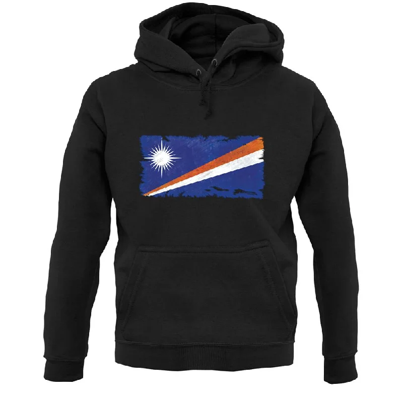 Marshall Islands Grunge Style Flag Unisex Hoodie Hoodie with Full-Zip Functional Layering Marshall Islands Grunge Style Flag Unisex Hoodie Hoodie with Full-Zip Functional Layering