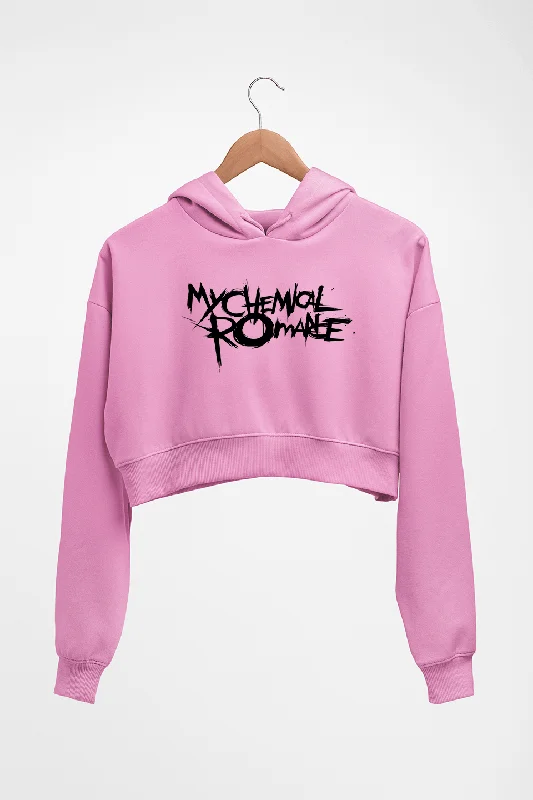 My Chemical Romance Crop HOODIE FOR WOMEN Hoodie with Neon Bright Vibrant