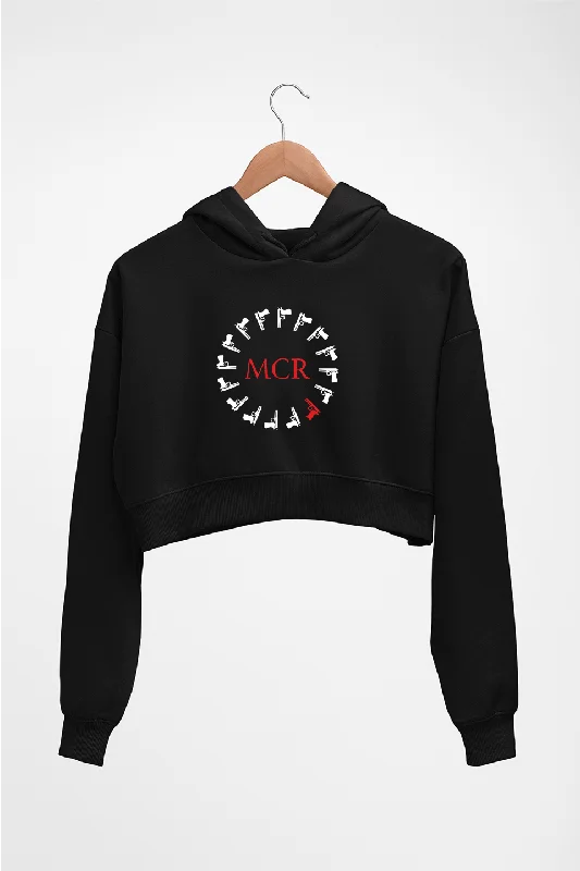 My Chemical Romance (MCR) Crop HOODIE FOR WOMEN Hoodie with Tie-Dye Psychedelic Retro