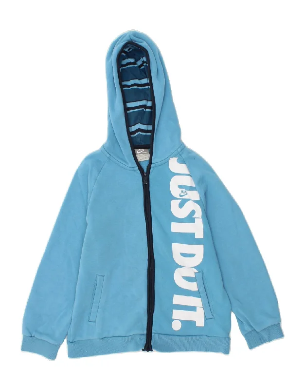 NIKE Boys Graphic Zip Hoodie Sweater 7-8 Years XL Blue Cotton Hoodie with Thumb Holes Functional Cozy NIKE Boys Graphic Zip Hoodie Sweater 7-8 Years XL Blue Cotton Hoodie with Thumb Holes Functional Cozy