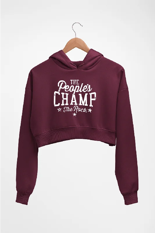 peoples champ Crop HOODIE FOR WOMEN Hoodie with Side Slits Relaxed Casual