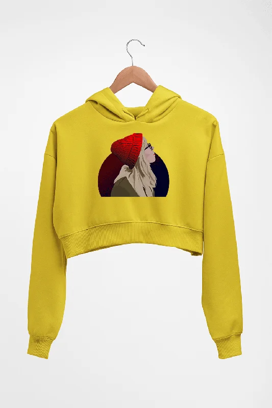 sabrina carpenter Crop HOODIE FOR WOMEN Hoodie with Hem Ribbing Snug Secure