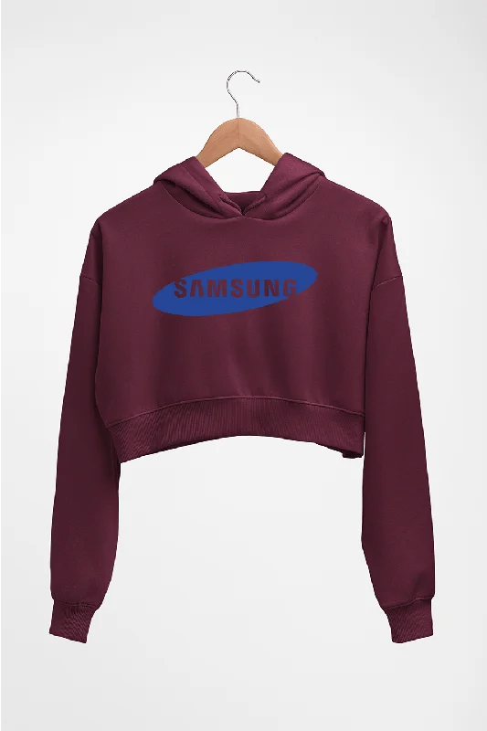 Samsung Crop HOODIE FOR WOMEN Hoodie with Bell Sleeves Flared Feminine