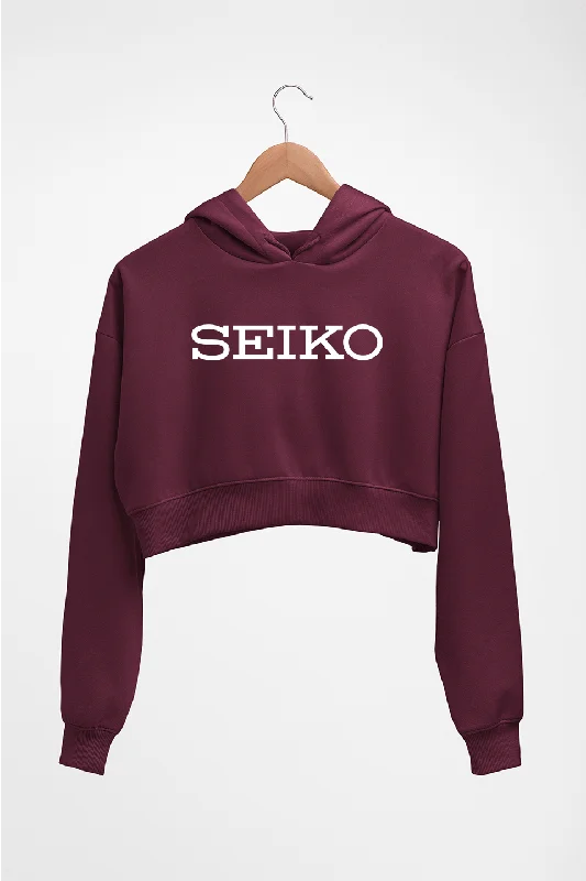 Seiko Crop HOODIE FOR WOMEN Hoodie with Ribbed Cuffs Snug Fit Comfort
