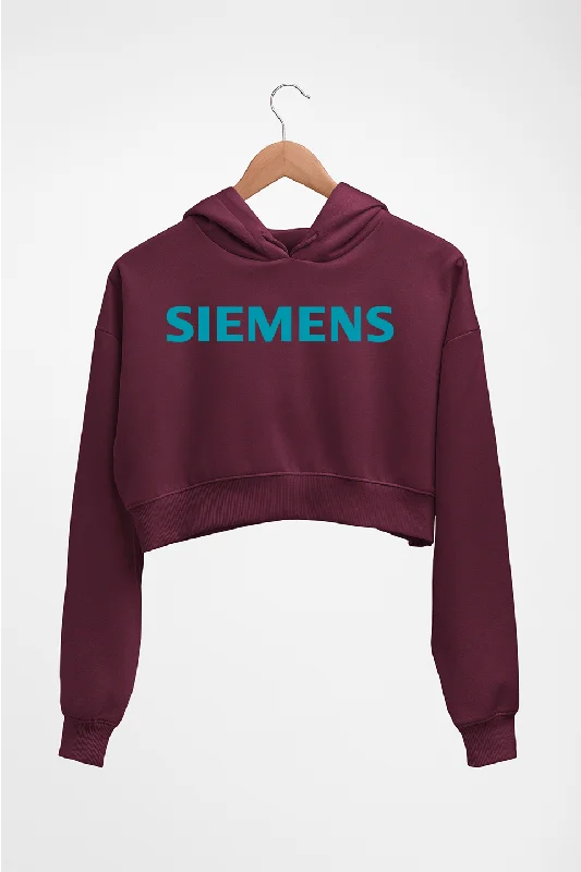 siemens Crop HOODIE FOR WOMEN Hoodie with Turtle Neck Cozy Winter