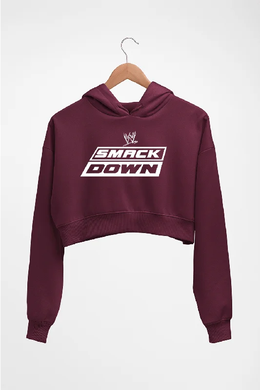 smackdown Crop HOODIE FOR WOMEN Hoodie with Pocket Utility Practical