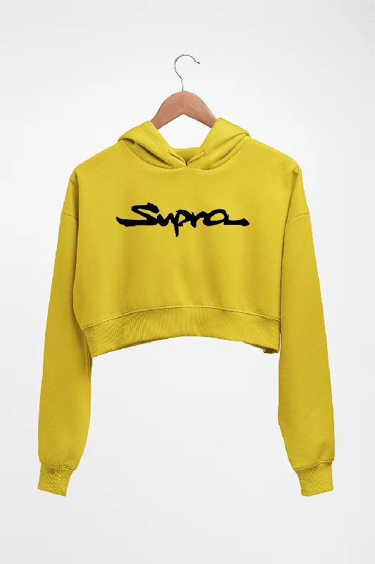 Supra Crop HOODIE FOR WOMEN Hoodie with Slim Fit Tailored Modern