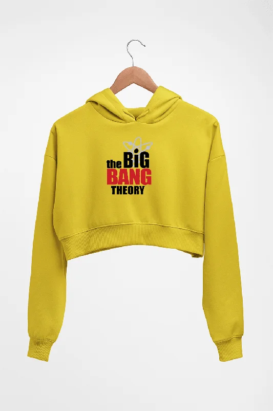 The Big Bang Theory Crop HOODIE FOR WOMEN Hoodie with Hem Ribbing Snug Secure
