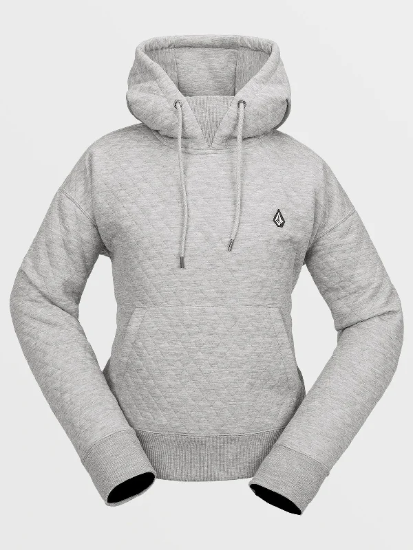 Volcom Women's V.Co Air Layer Thermal Hoodie Hoodie with Rhinestones Sparkly Elegant