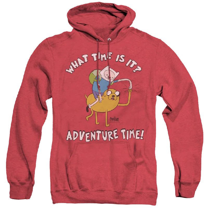Adventure Time Ride Bump - Heather Pullover Hoodie Cold Shoulder Design