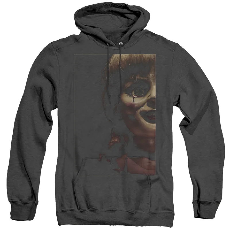 Annabelle Doll Tear - Heather Pullover Hoodie Peter Pan Collar
