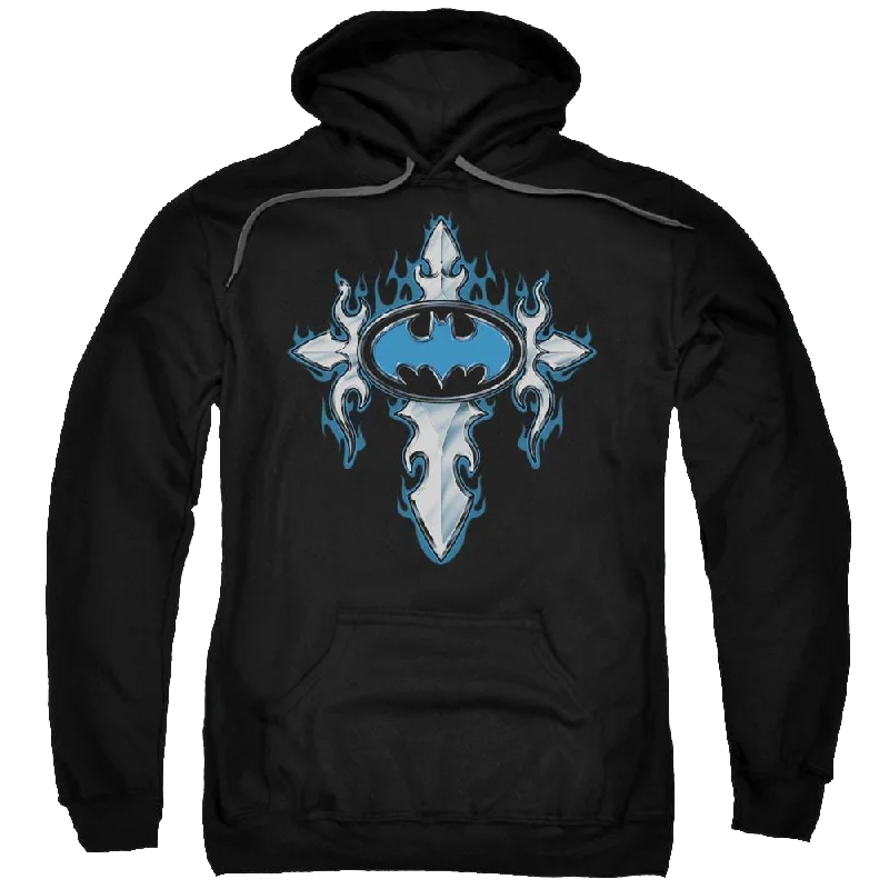 Batman Gothic Steel Logo - Pullover Hoodie