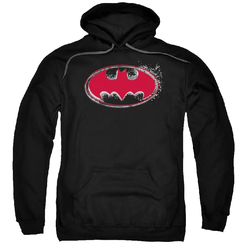 Batman Hardcore Noir Bat Logo - Pullover Hoodie