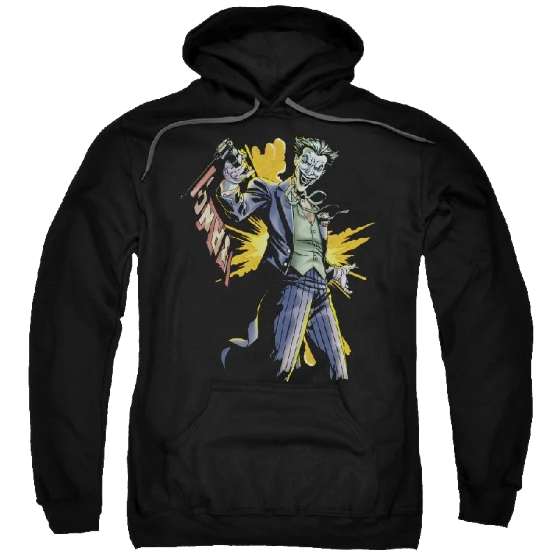 Batman Joker Bang - Pullover Hoodie Shawl Collar Sweater