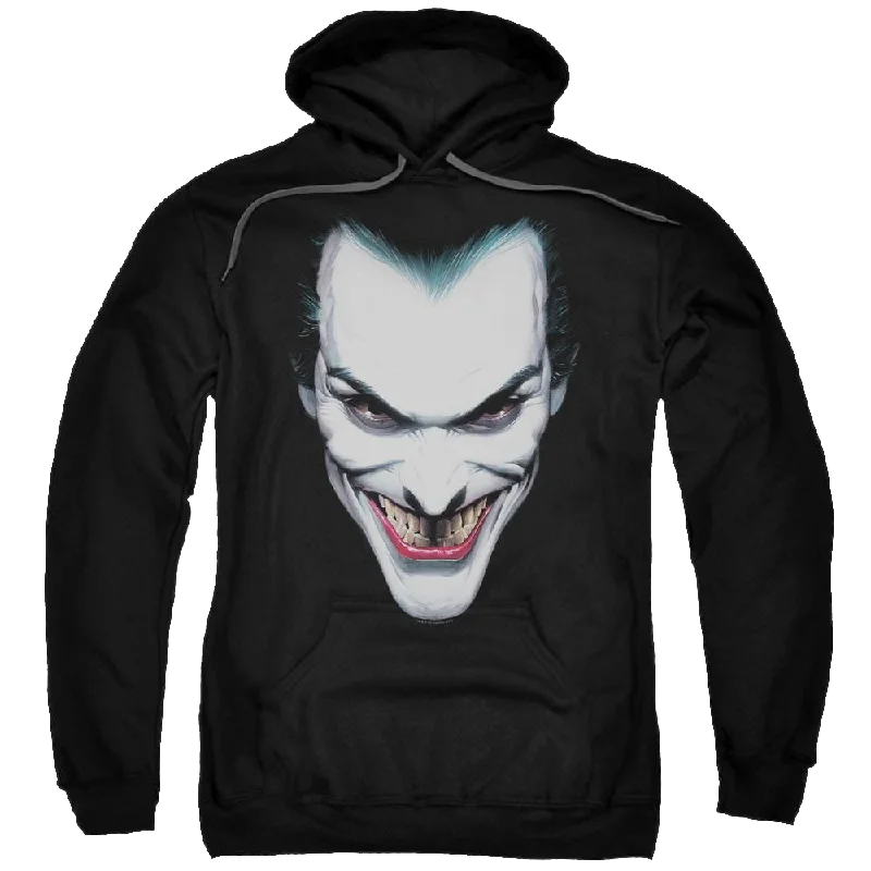 Batman Joker Portrait - Pullover Hoodie Peter Pan Collar