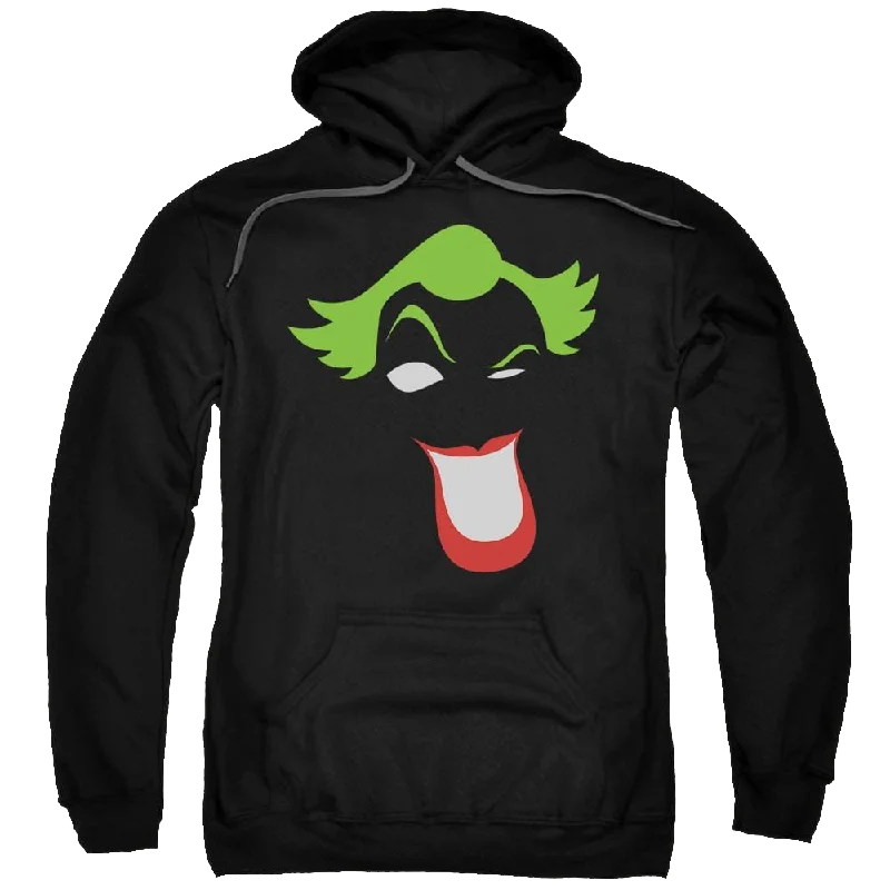 Batman Joker Simplified - Pullover Hoodie Open Neck Pullover