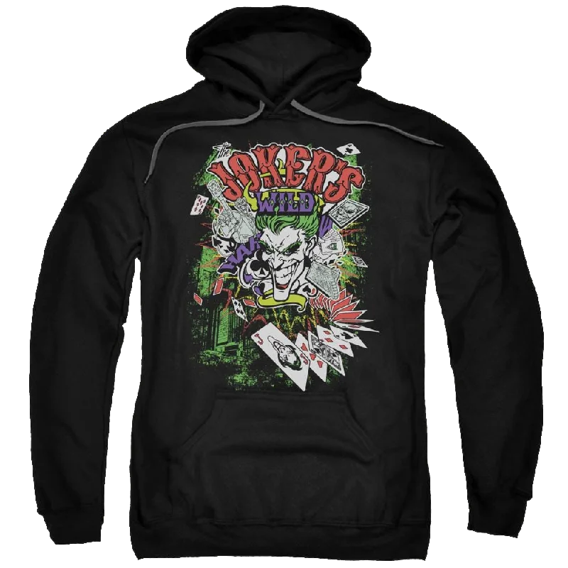 Batman Jokers Wild - Pullover Hoodie Oblong Neck Pullover