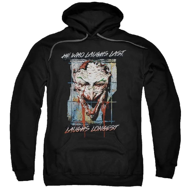 Batman Just For Laughs - Pullover Hoodie Mock Neck Pullover