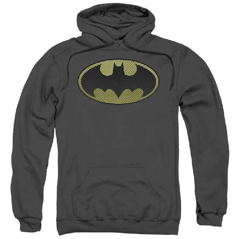 Batman Little Logos - Pullover Hoodie Bardot Neck Top