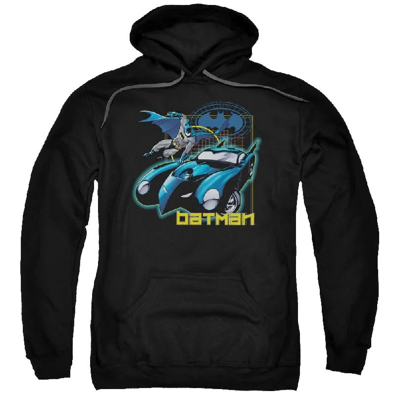Batman Nice Wheels - Pullover Hoodie Slit Sleeve Stylish