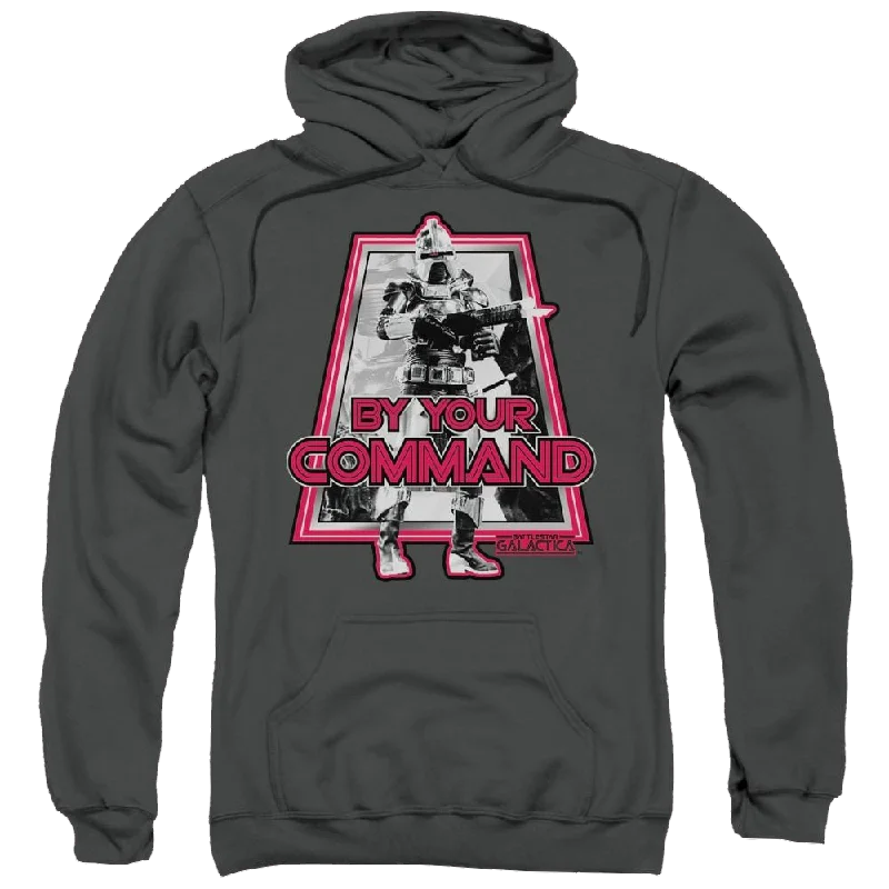 Battlestar Galactica By Your Command(classic) - Pullover Hoodie Bardot Neck Top