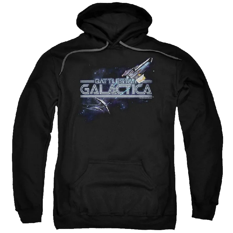 Battlestar Galactica Cylon Persuit - Pullover Hoodie Tight Sleeve Top