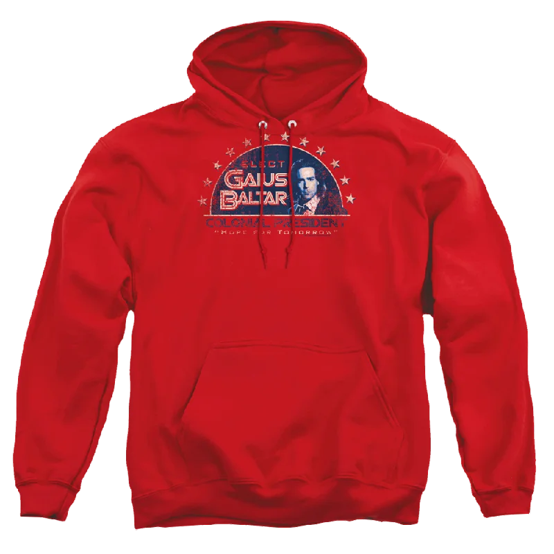 Battlestar Galactica Elect Gaius - Pullover Hoodie Solo Sleeve Pullover