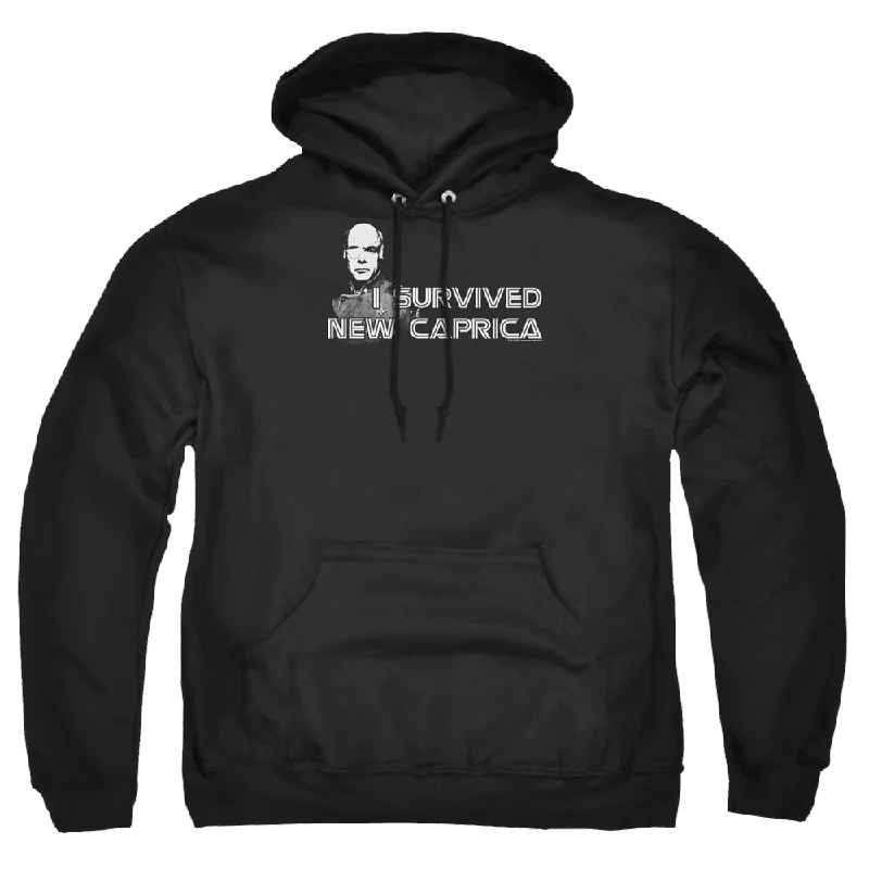Battlestar Galactica I Survived New Caprica - Pullover Hoodie Ruffle Sleeve Feminine