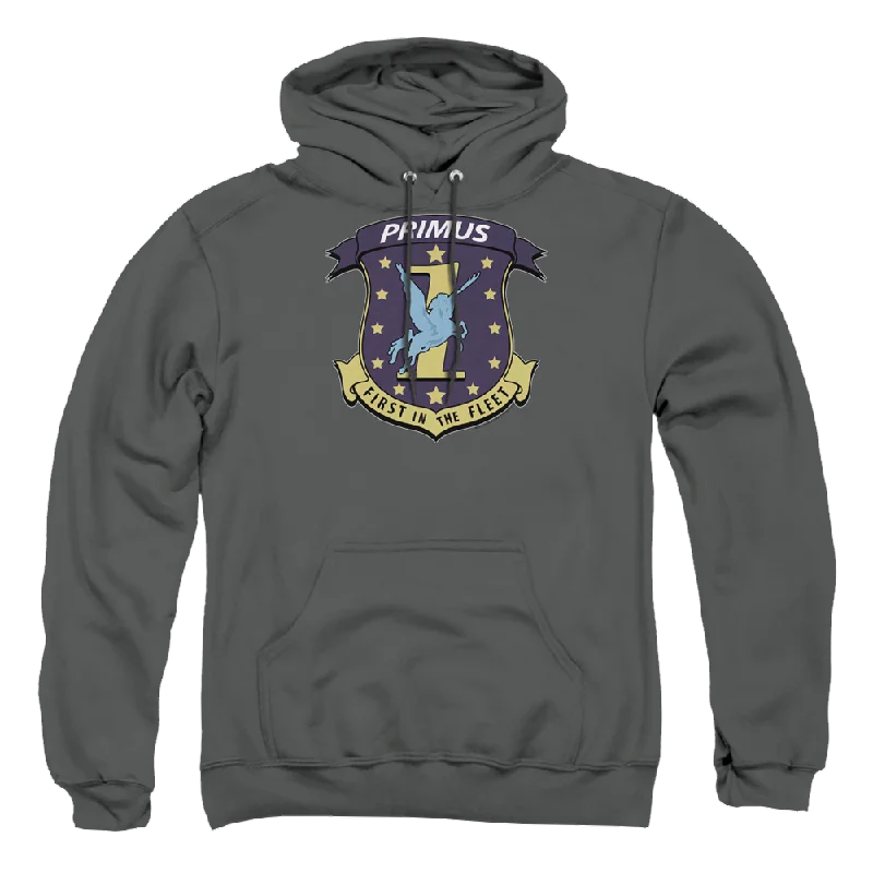 Battlestar Galactica Primas Badge - Pullover Hoodie Lantern Sleeve Elegant