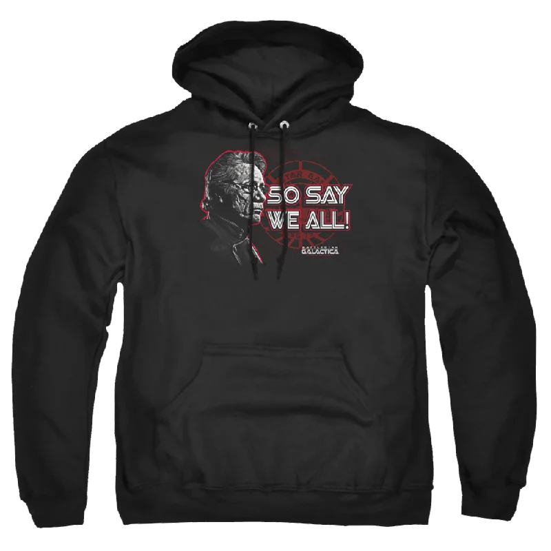 Battlestar Galactica So Say We All - Pullover Hoodie dolman Sleeve Top