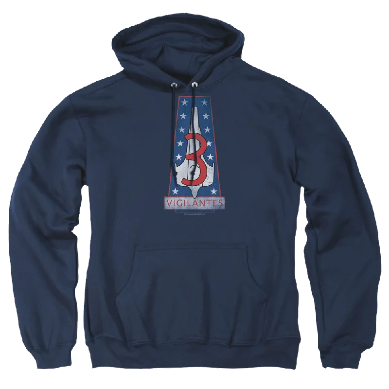Battlestar Galactica Vigilantes Badge - Pullover Hoodie Boyleg Sleeve Pullover