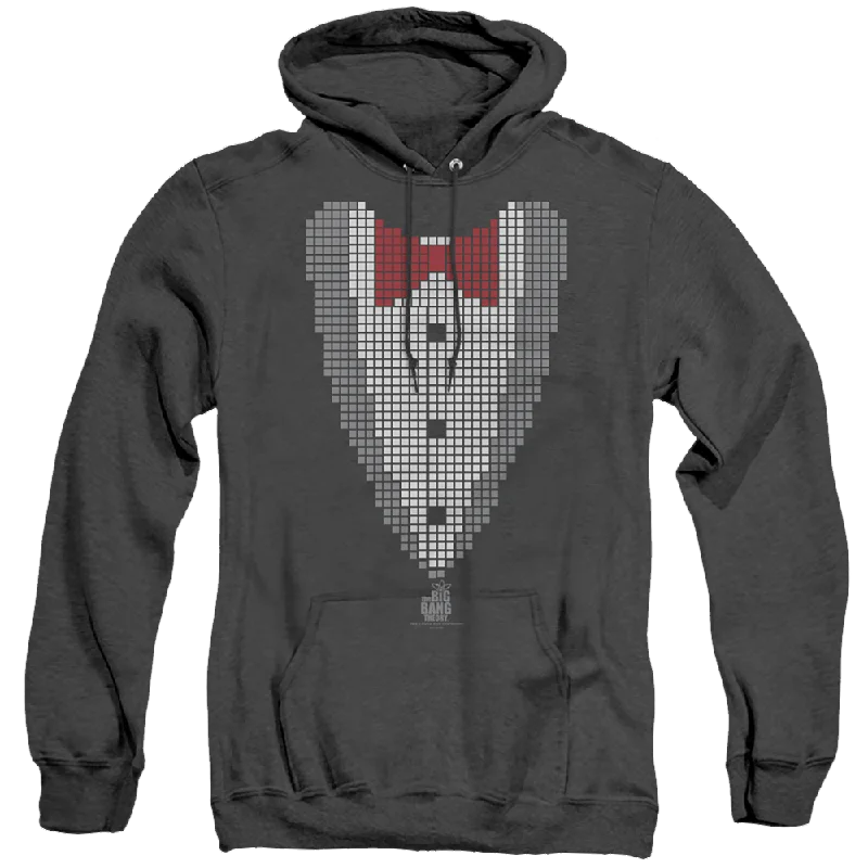 Big Bang Theory, The Pixelated Tux - Heather Pullover Hoodie Short Sleeve Top