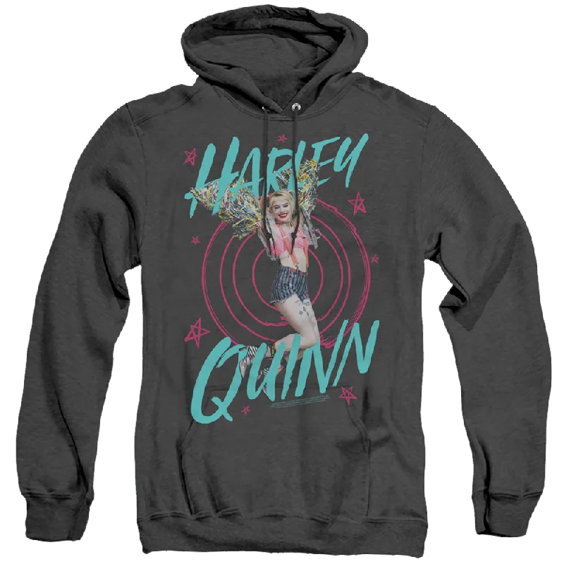 Birds of Prey On Target - Heather Pullover Hoodie Chunky Knit Pullover