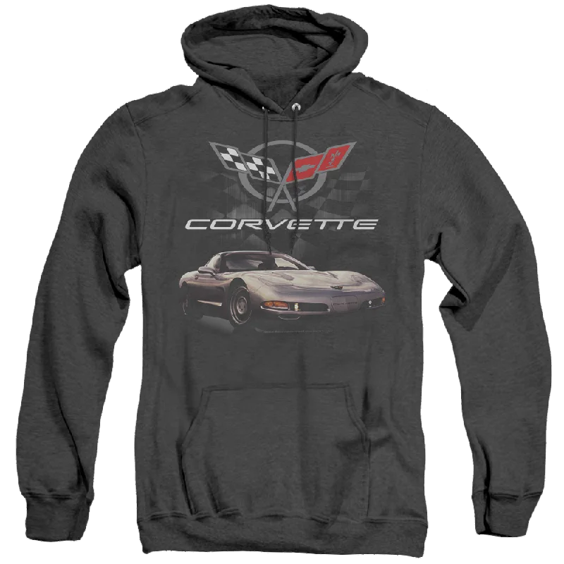 Chevrolet Checkered Past - Heather Pullover Hoodie Tapered Sleeve Pullover