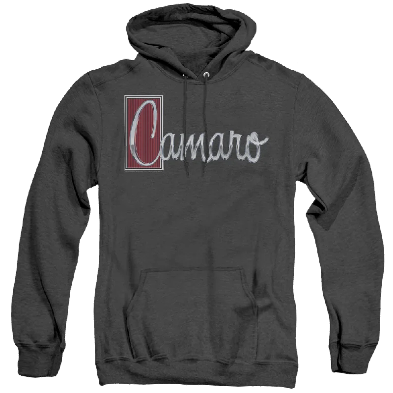 Chevrolet Chrome Script - Heather Pullover Hoodie Bateau Neck Pullover