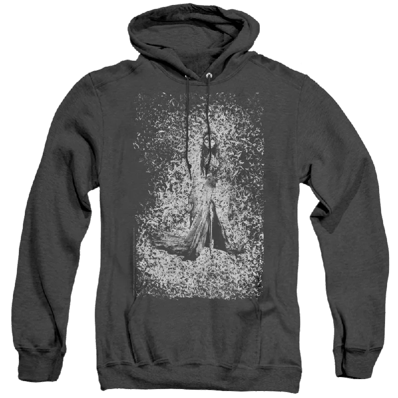 Corpse Bride Bird Dissolve - Heather Pullover Hoodie Alpaca Blend Soft