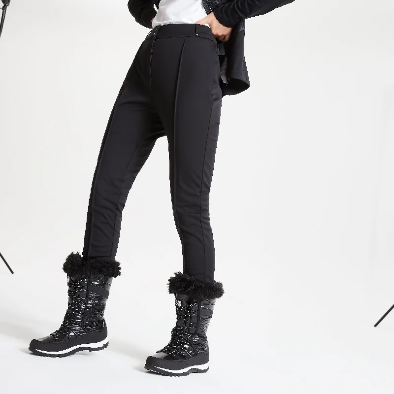 Dare2b Ladies Sleek Trousers -BLACK Trousers fashionable chic