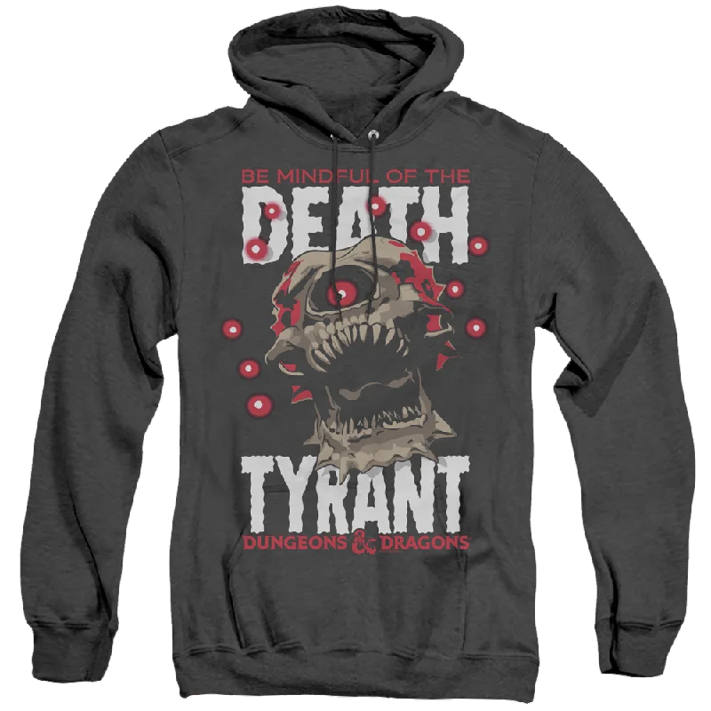 Dungeons & Dragons Death Tyrant - Heather Pullover Hoodie Open Neck Pullover