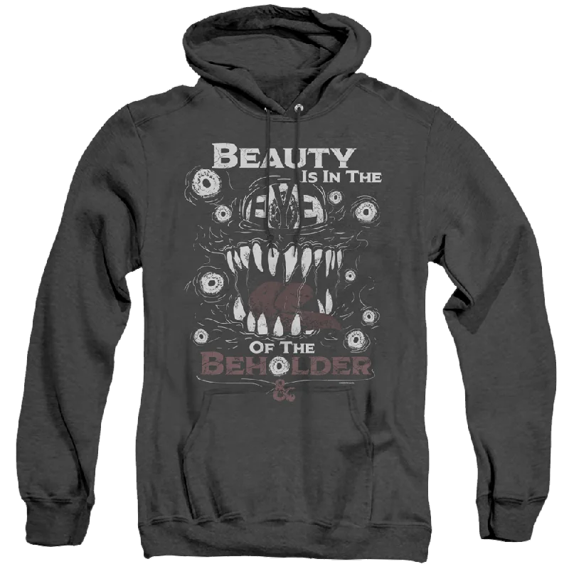 Dungeons & Dragons Eye Of The Beholder - Heather Pullover Hoodie Plunging Neck Pullover